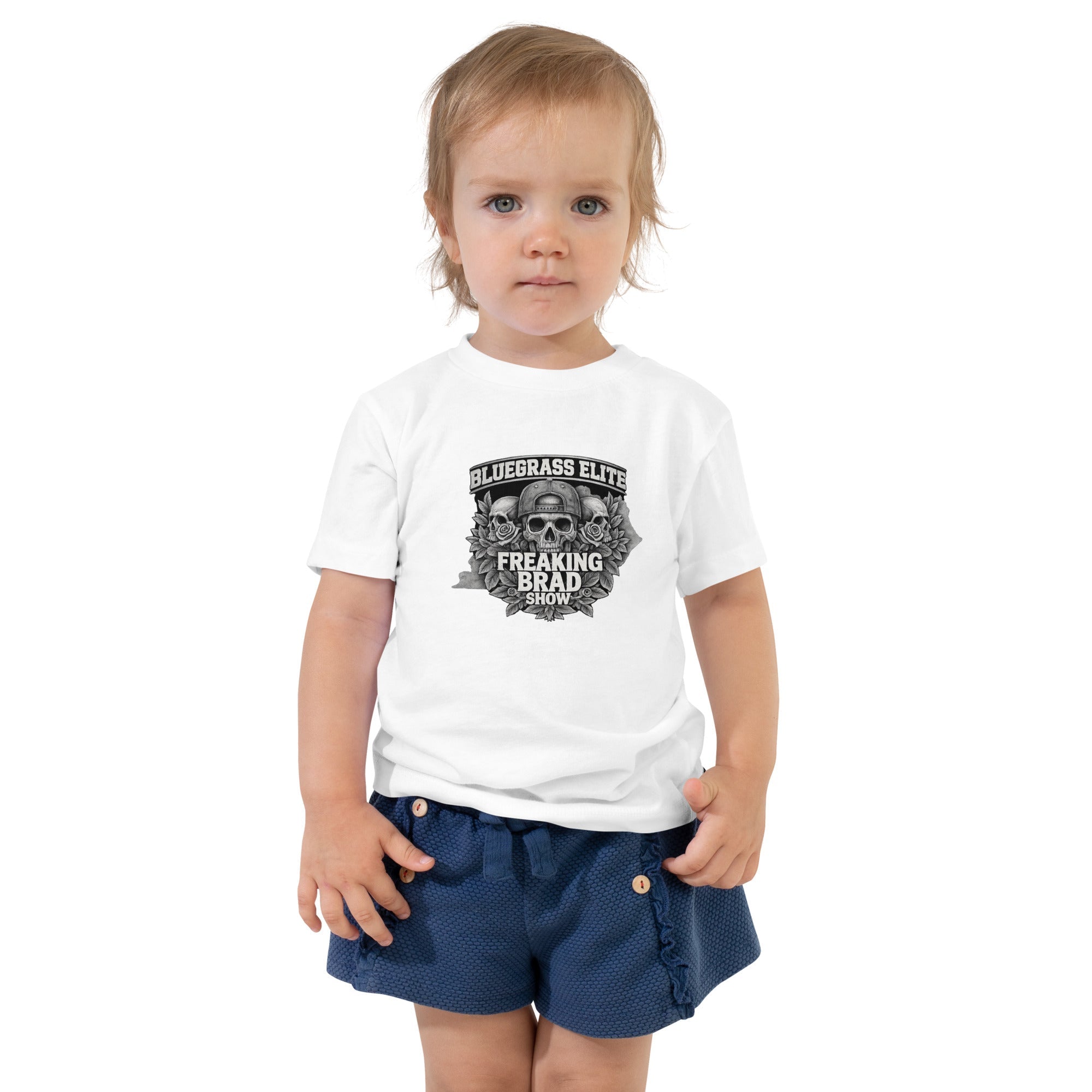 Freaking Brad Show Toddler Tee | Bluegrass Elite Skull Shirt - Bluegrass Elite Apparel LLC