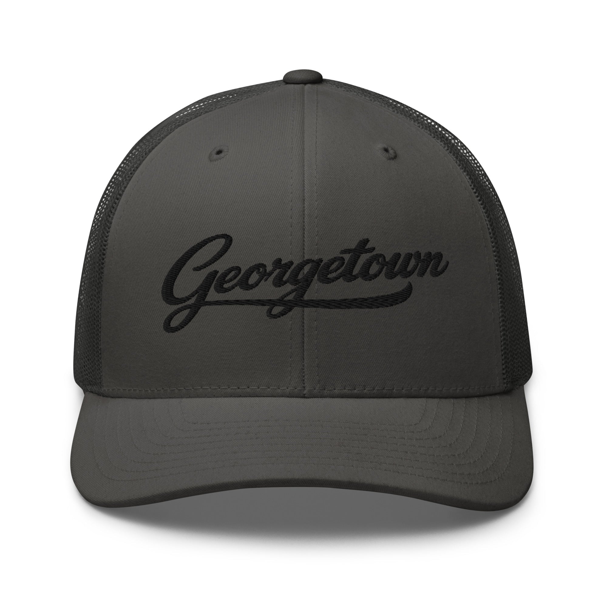 Georgetown Script Trucker Cap – Kentucky City Series Classic Mesh Hat - Bluegrass Elite Apparel LLC