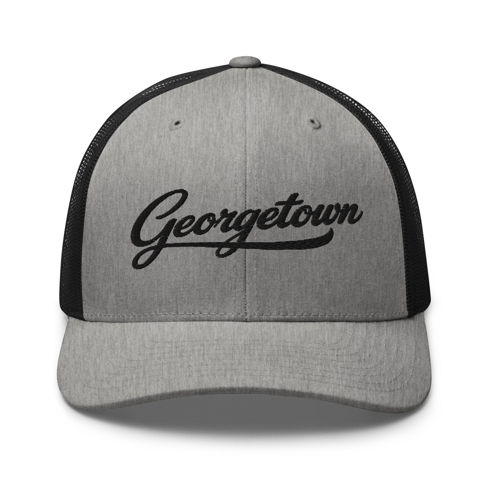 Georgetown Script Trucker Cap – Kentucky City Series Classic Mesh Hat - Bluegrass Elite Apparel LLC