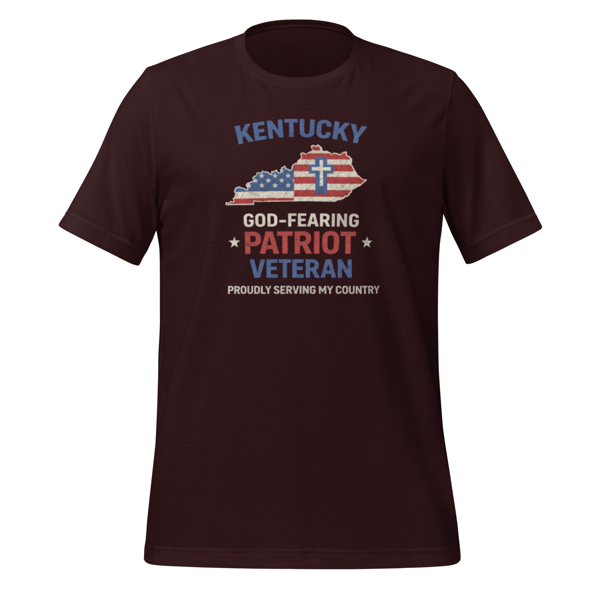 God - Fearing Patriot Veteran T-Shirt | Kentucky Faith + Service | Classic - Bluegrass Elite Apparel LLC