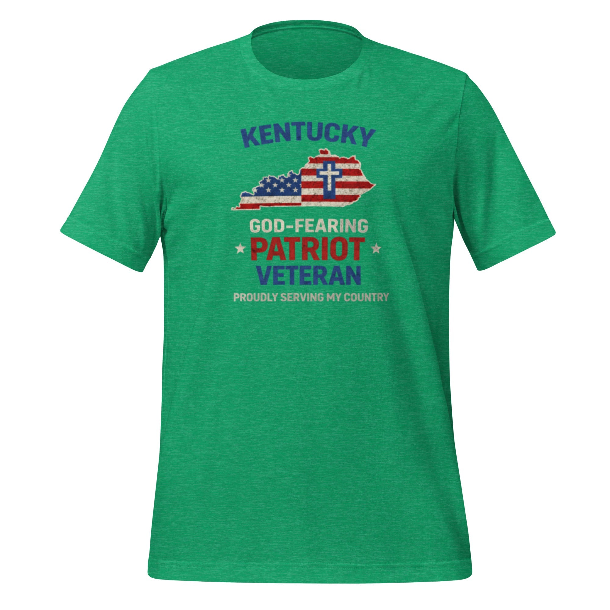 God - Fearing Patriot Veteran T-Shirt | Kentucky Faith + Service | Classic - Bluegrass Elite Apparel LLC