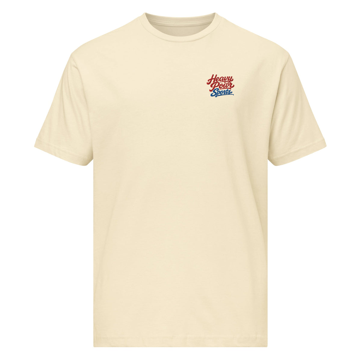 Heavy Pour Sports Fine Jersey T-Shirt | Script Logo Design | Classic Comfort - Bluegrass Elite Apparel LLC