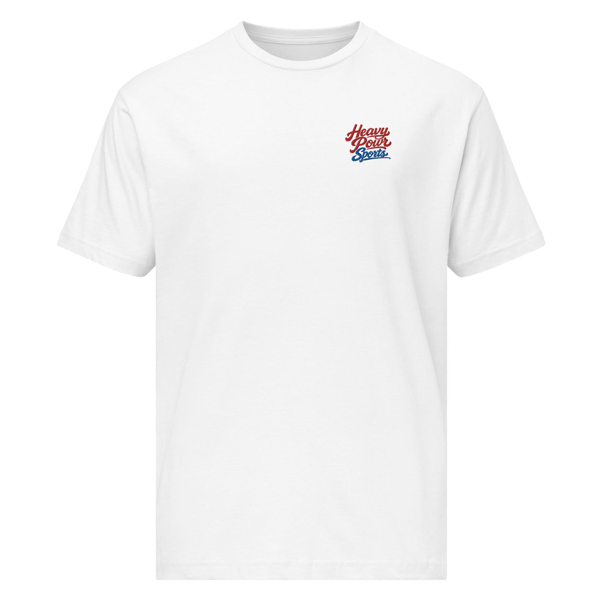 Heavy Pour Sports Fine Jersey T-Shirt | Script Logo Design | Classic Comfort - Bluegrass Elite Apparel LLC