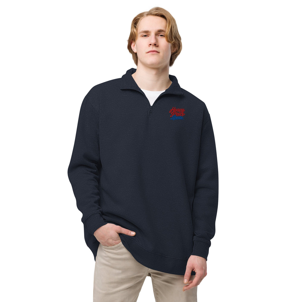 Heavy Pour Sports Fleece Pullover | Script Logo Design | Classic Comfort - Bluegrass Elite Apparel LLC