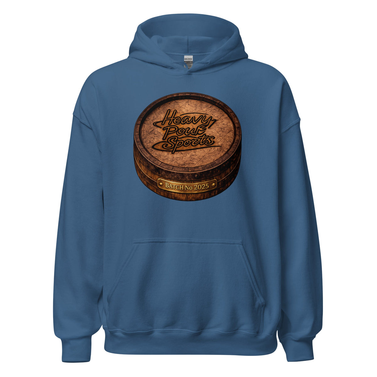 Heavy Pour Sports Hoodie | Bourbon Barrel Batch No 2025 Design - Bluegrass Elite Apparel LLC