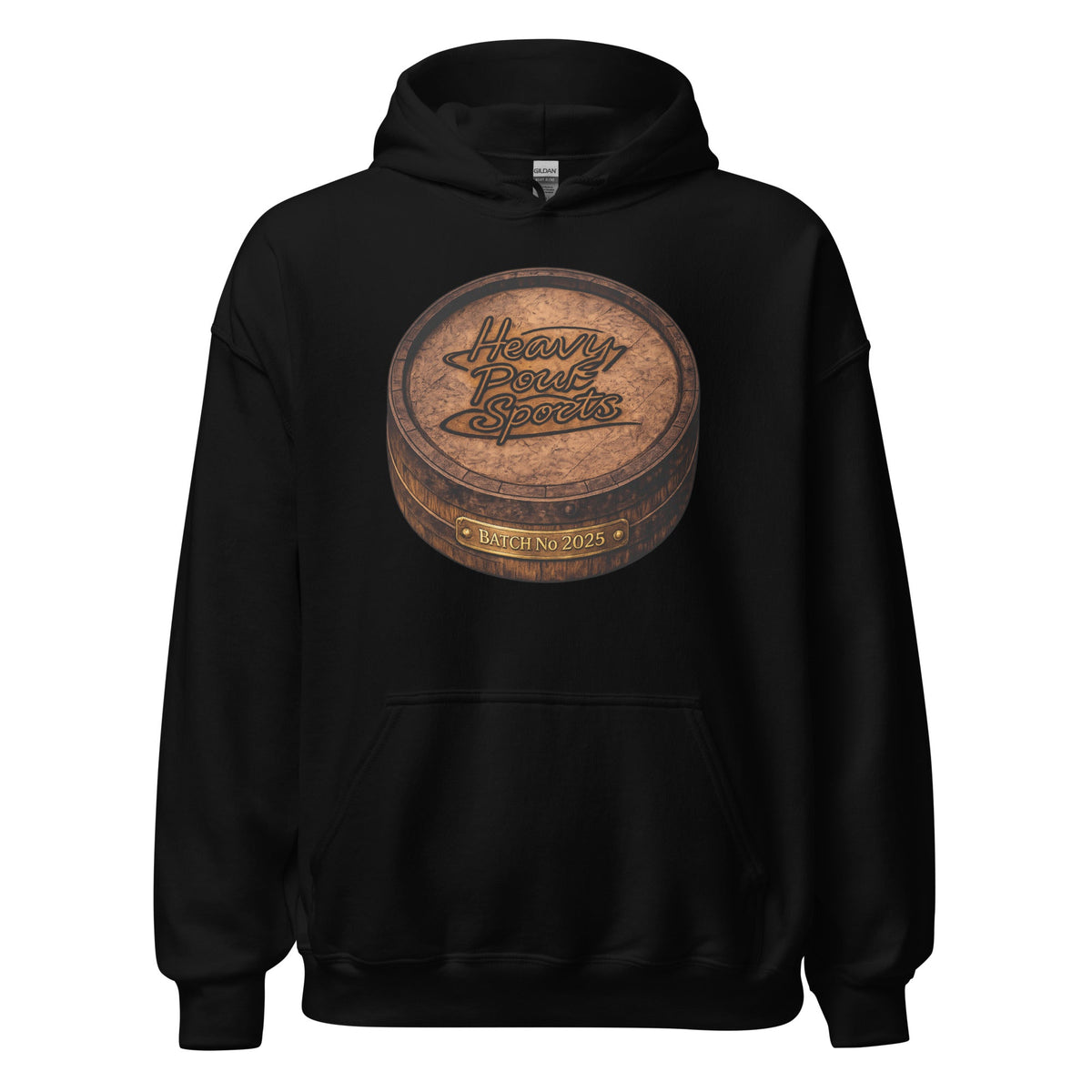 Heavy Pour Sports Hoodie | Bourbon Barrel Batch No 2025 Design - Bluegrass Elite Apparel LLC