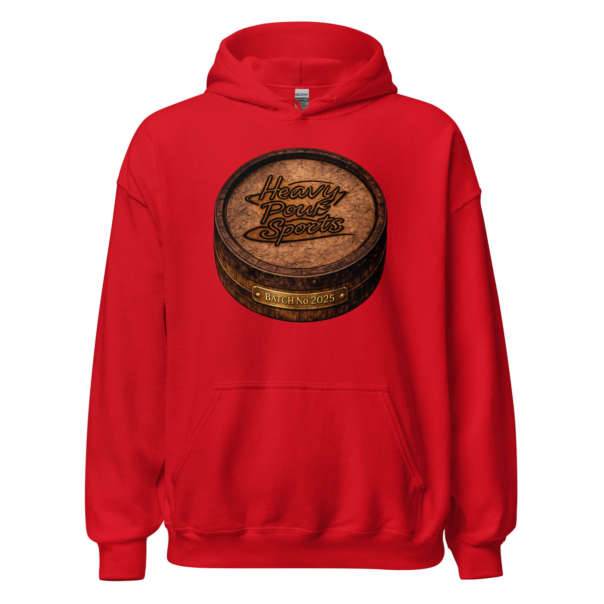 Heavy Pour Sports Hoodie | Bourbon Barrel Batch No 2025 Design - Bluegrass Elite Apparel LLC