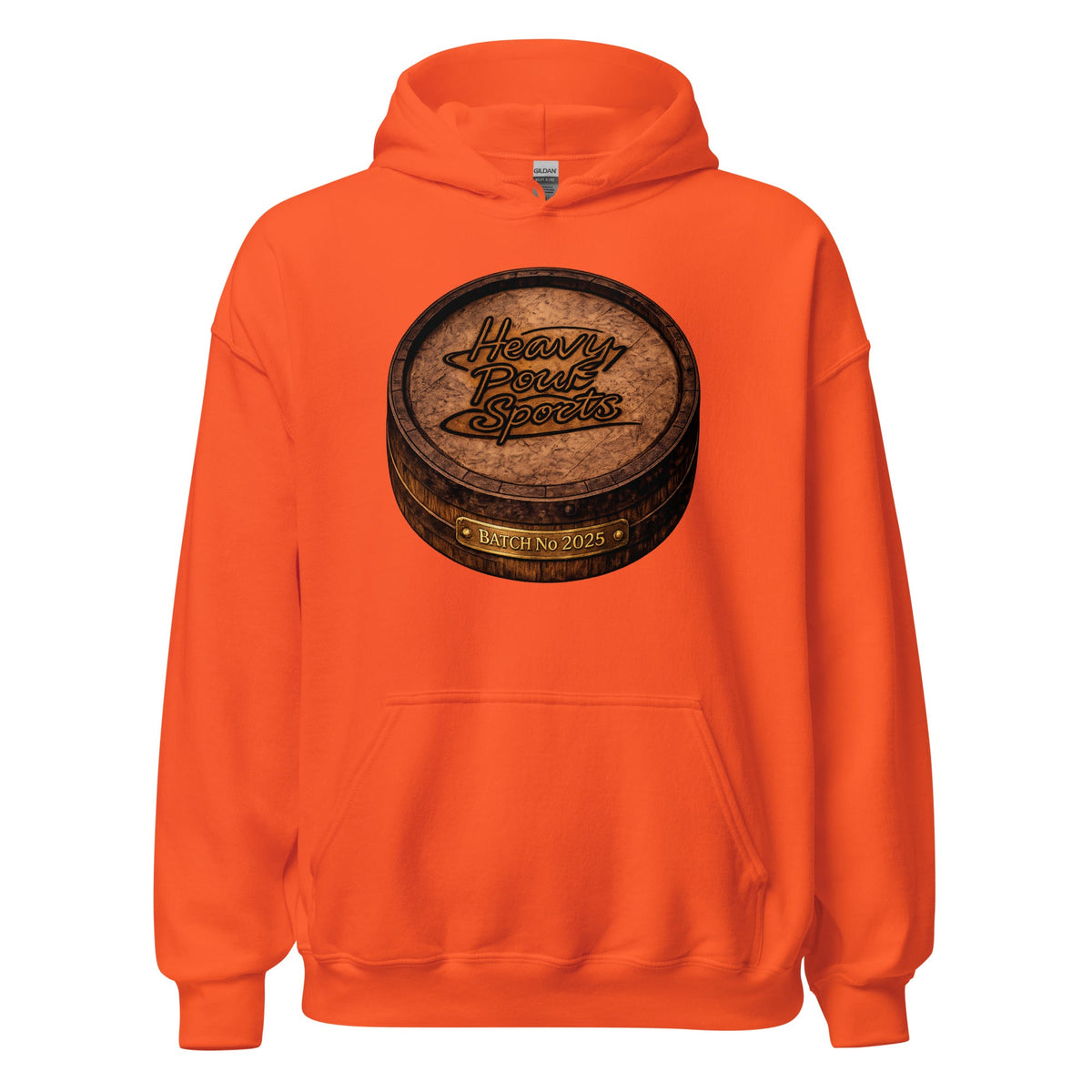 Heavy Pour Sports Hoodie | Bourbon Barrel Batch No 2025 Design - Bluegrass Elite Apparel LLC
