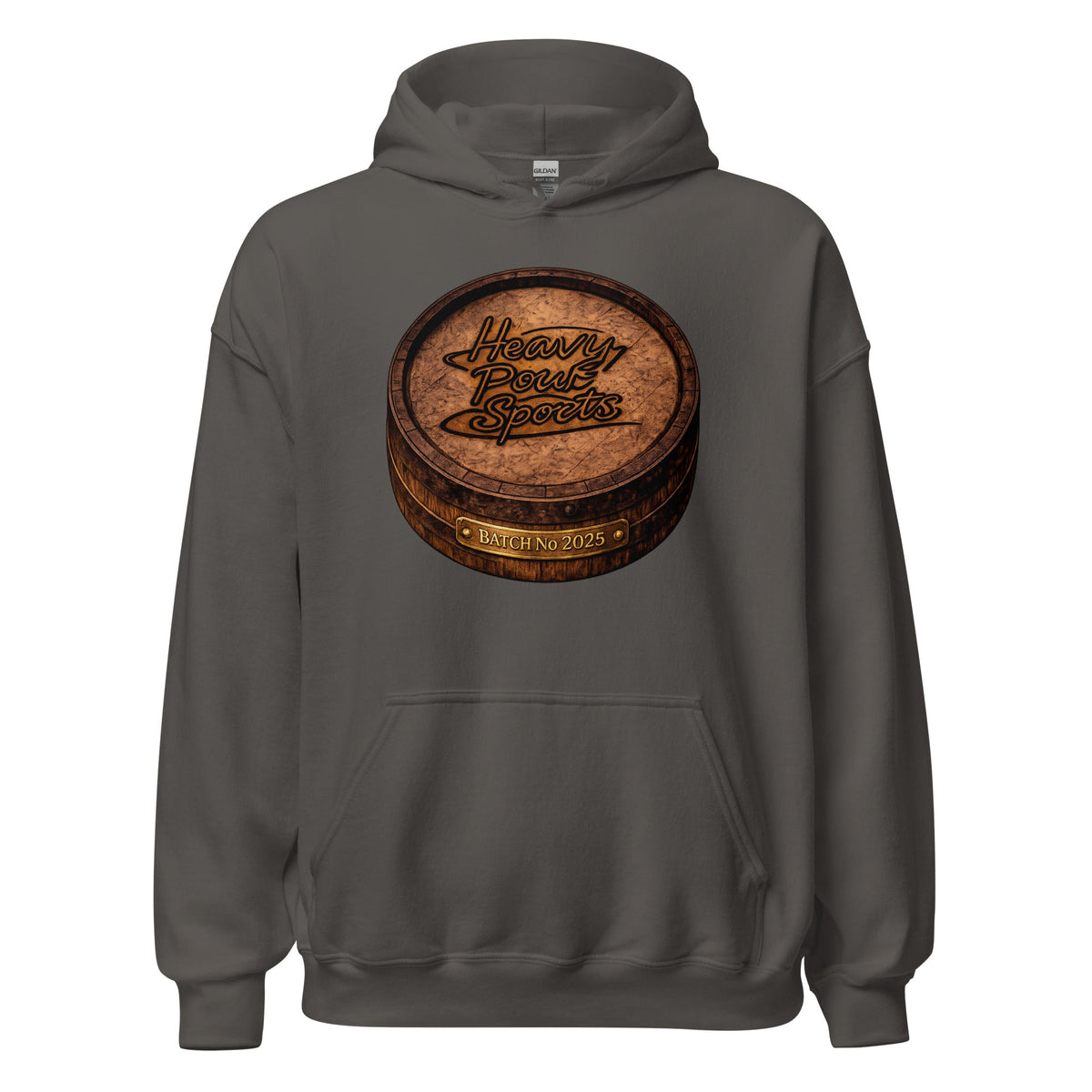 Heavy Pour Sports Hoodie | Bourbon Barrel Batch No 2025 Design - Bluegrass Elite Apparel LLC