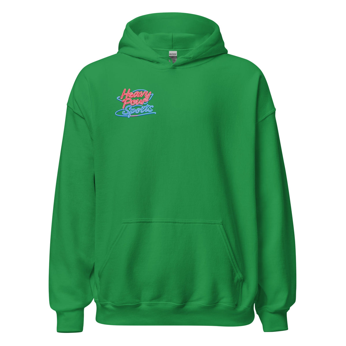 Heavy Pour Sports Hoodie | Neon Retro Bar Design - Bluegrass Elite Apparel LLC