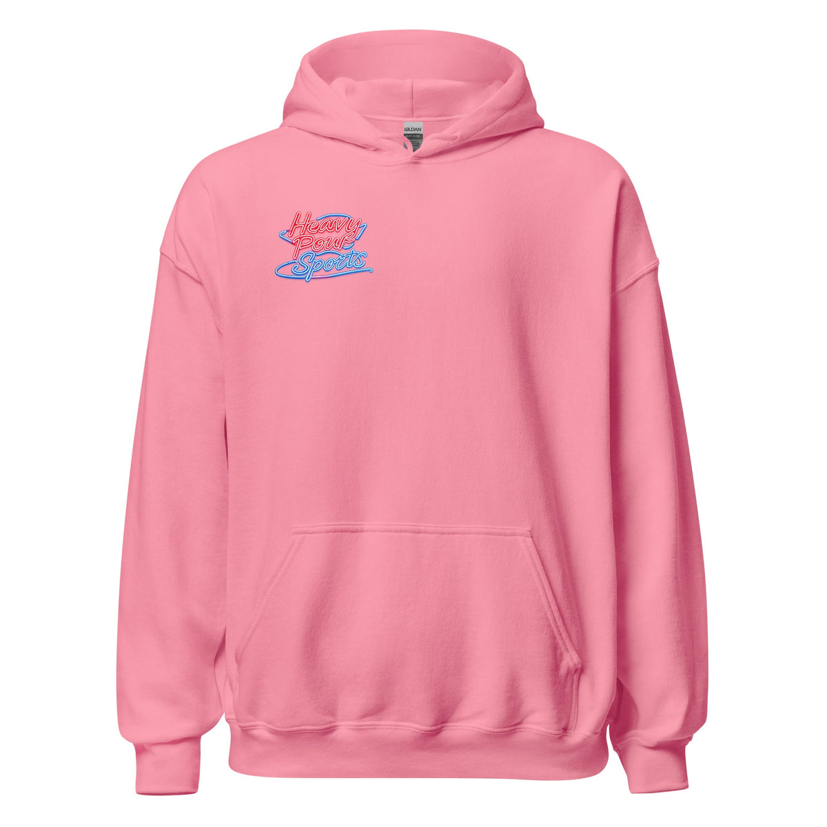 Heavy Pour Sports Hoodie | Neon Retro Bar Design - Bluegrass Elite Apparel LLC