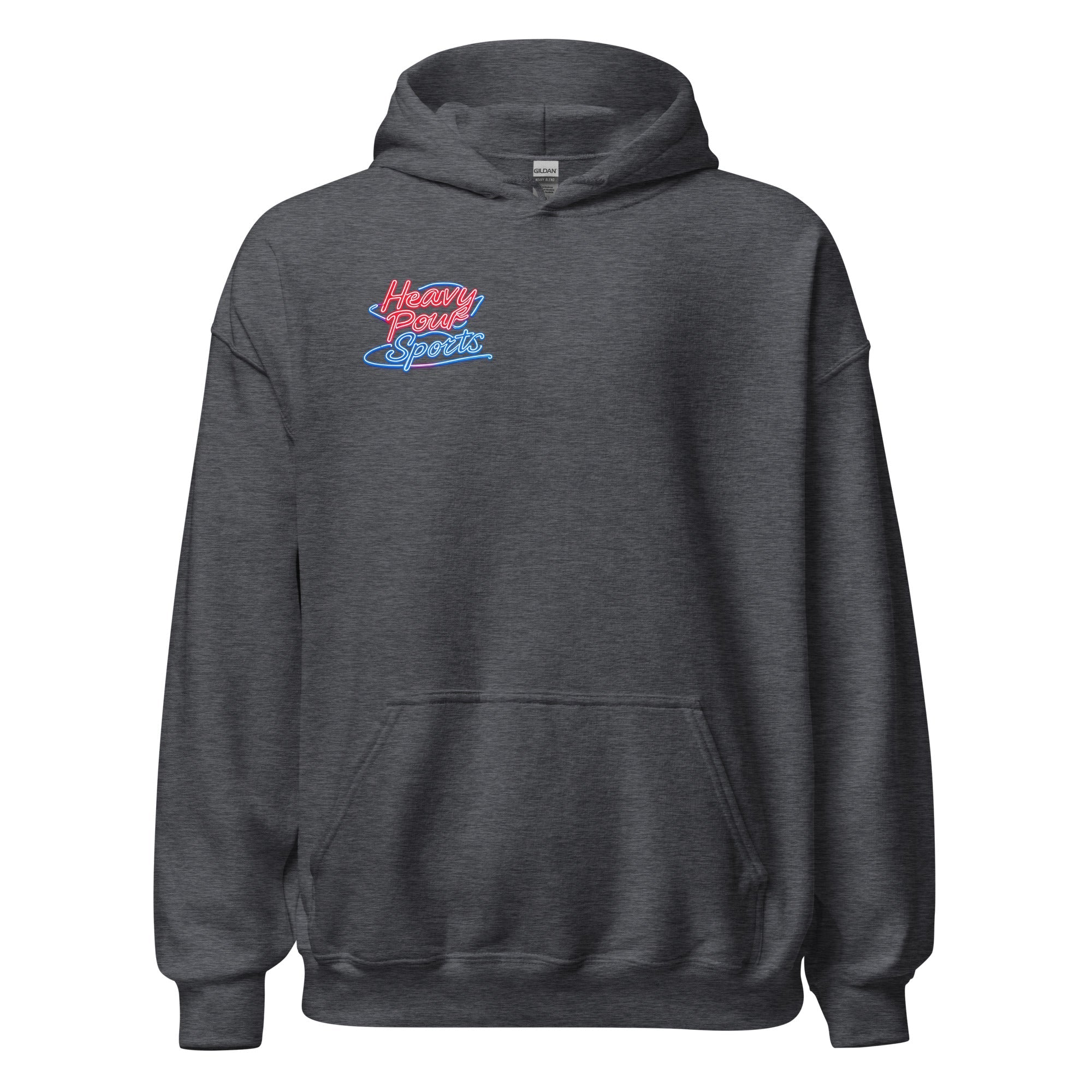 Heavy Pour Sports Hoodie | Neon Retro Bar Design - Bluegrass Elite Apparel LLC