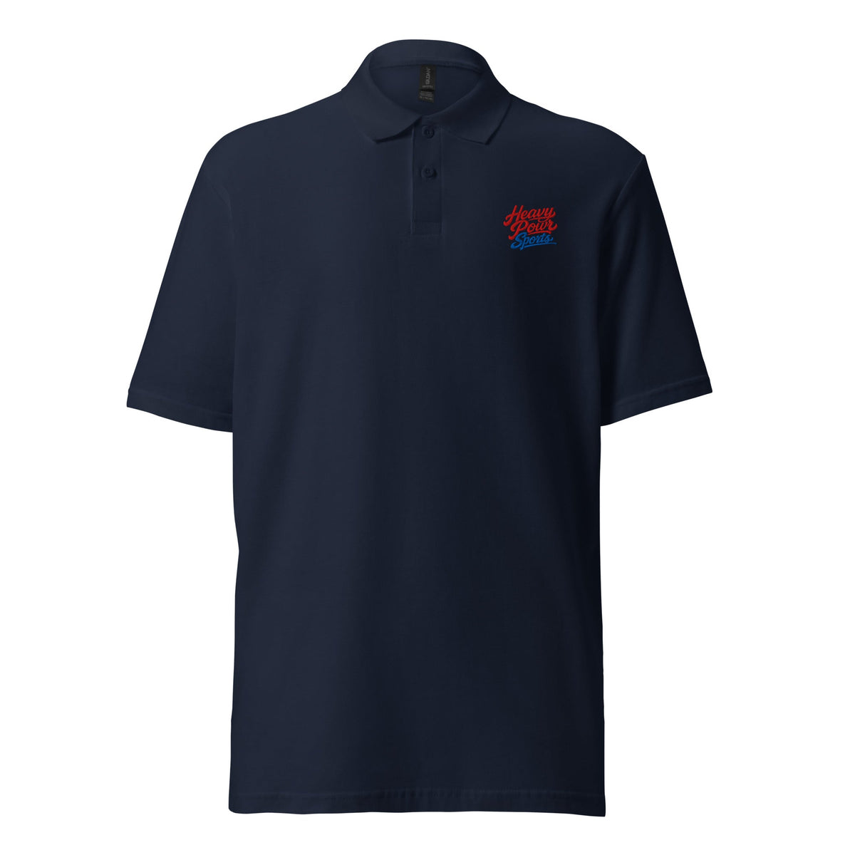 Heavy Pour Sports Polo Shirt | Script Logo Design | Basic Cotton - Bluegrass Elite Apparel LLC