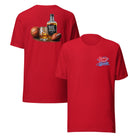Heavy Pour Sports T-Shirt | Dual - Sided Bourbon & Neon Design | Classic Cotton - Bluegrass Elite Apparel LLC