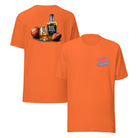 Heavy Pour Sports T-Shirt | Dual - Sided Bourbon & Neon Design | Classic Cotton - Bluegrass Elite Apparel LLC