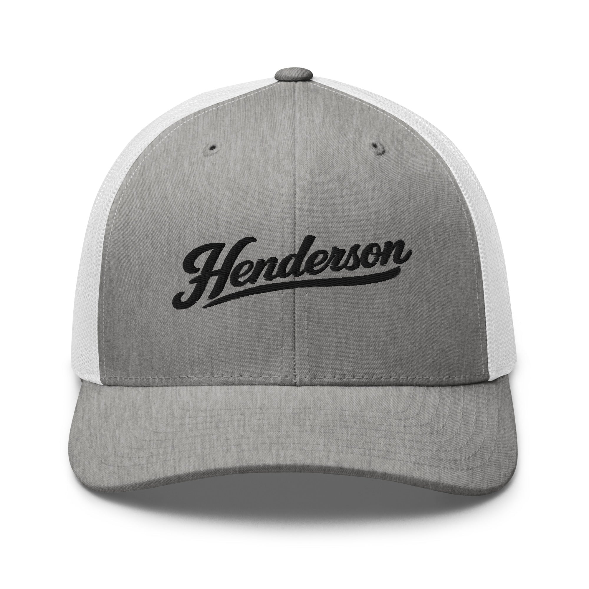 Henderson Script Trucker Cap – Kentucky City Series Classic Mesh Hat - Bluegrass Elite Apparel LLC