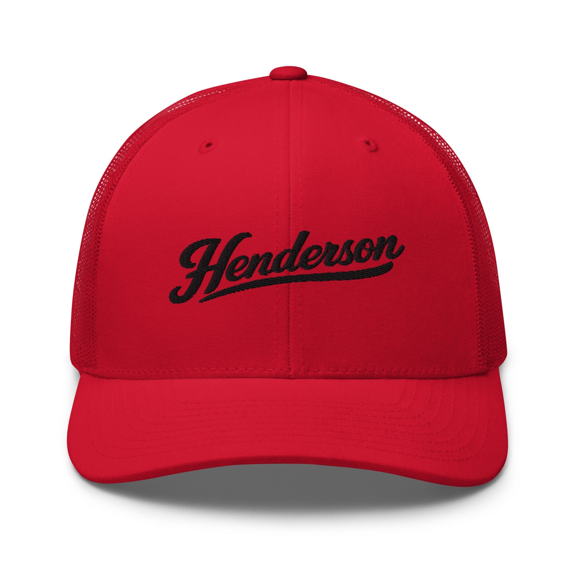 Henderson Script Trucker Cap – Kentucky City Series Classic Mesh Hat - Bluegrass Elite Apparel LLC