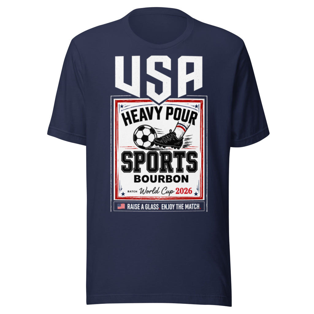 HPS USA Soccer 250 Tee | Patriotic Anniversary Design | Classic - Bluegrass Elite Apparel LLC