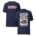 HPS USA Soccer 250 Tee | Patriotic Anniversary Design | Classic - Bluegrass Elite Apparel LLC