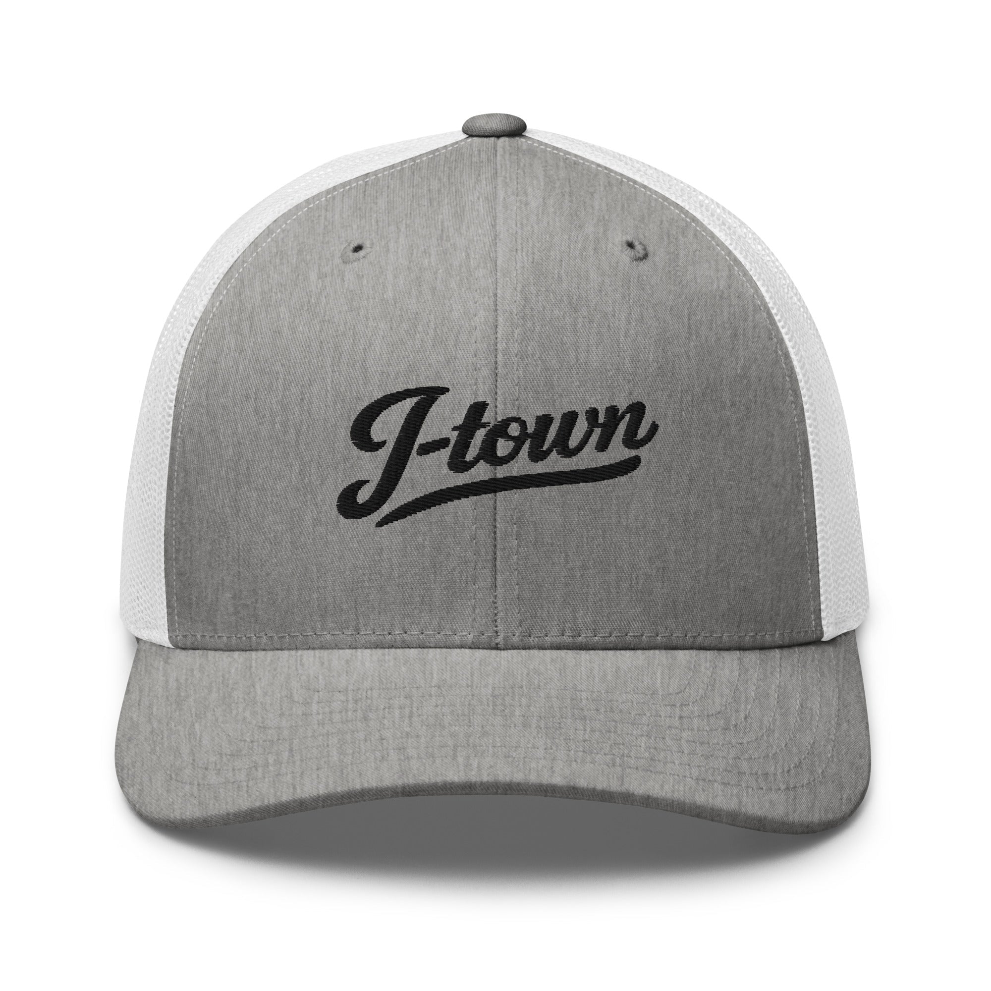 J - Town Script Trucker Cap – Kentucky City Series Heritage Mesh Hat - Bluegrass Elite Apparel LLC