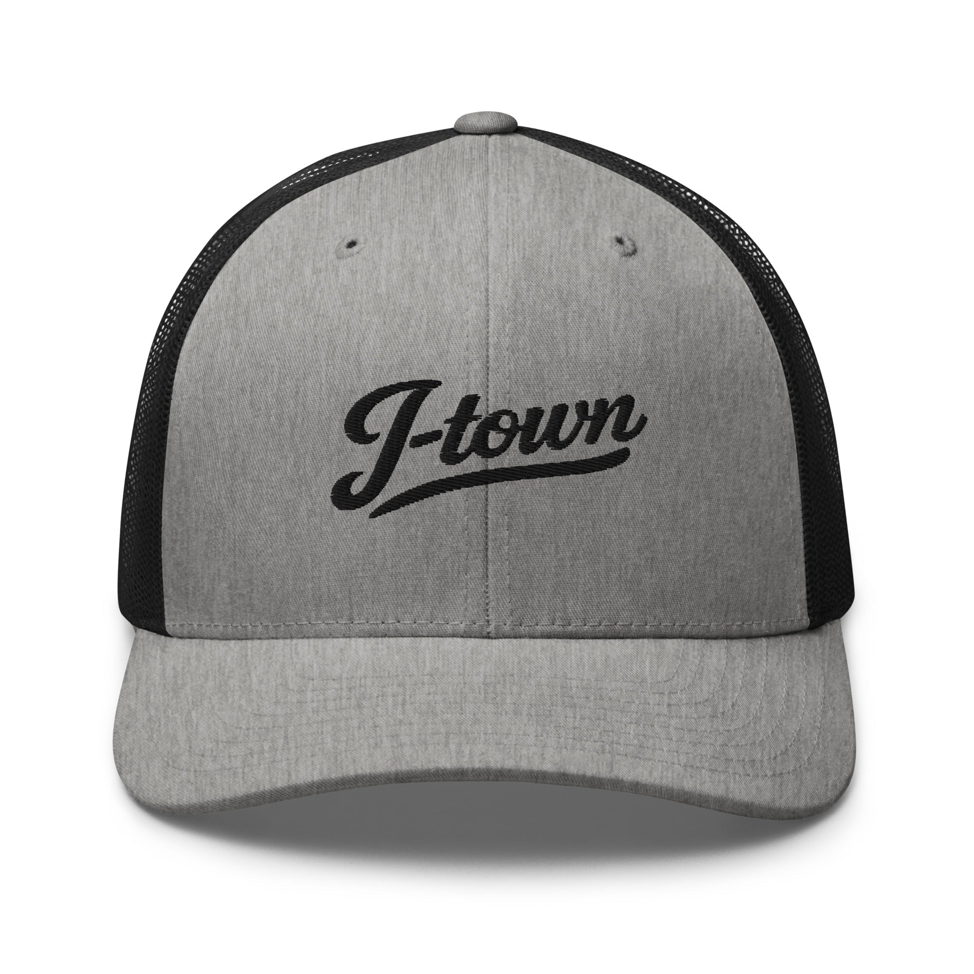 J - Town Script Trucker Cap – Kentucky City Series Heritage Mesh Hat - Bluegrass Elite Apparel LLC