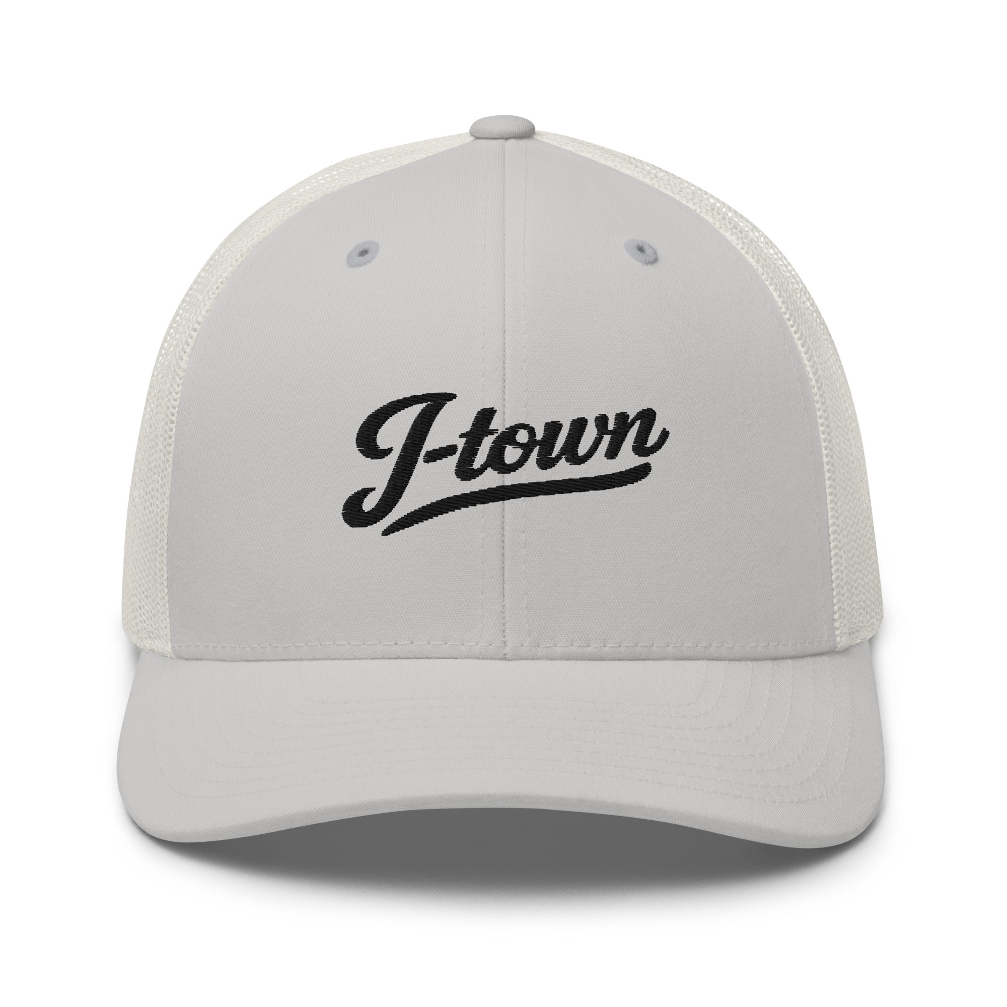 J - Town Script Trucker Cap – Kentucky City Series Heritage Mesh Hat - Bluegrass Elite Apparel LLC