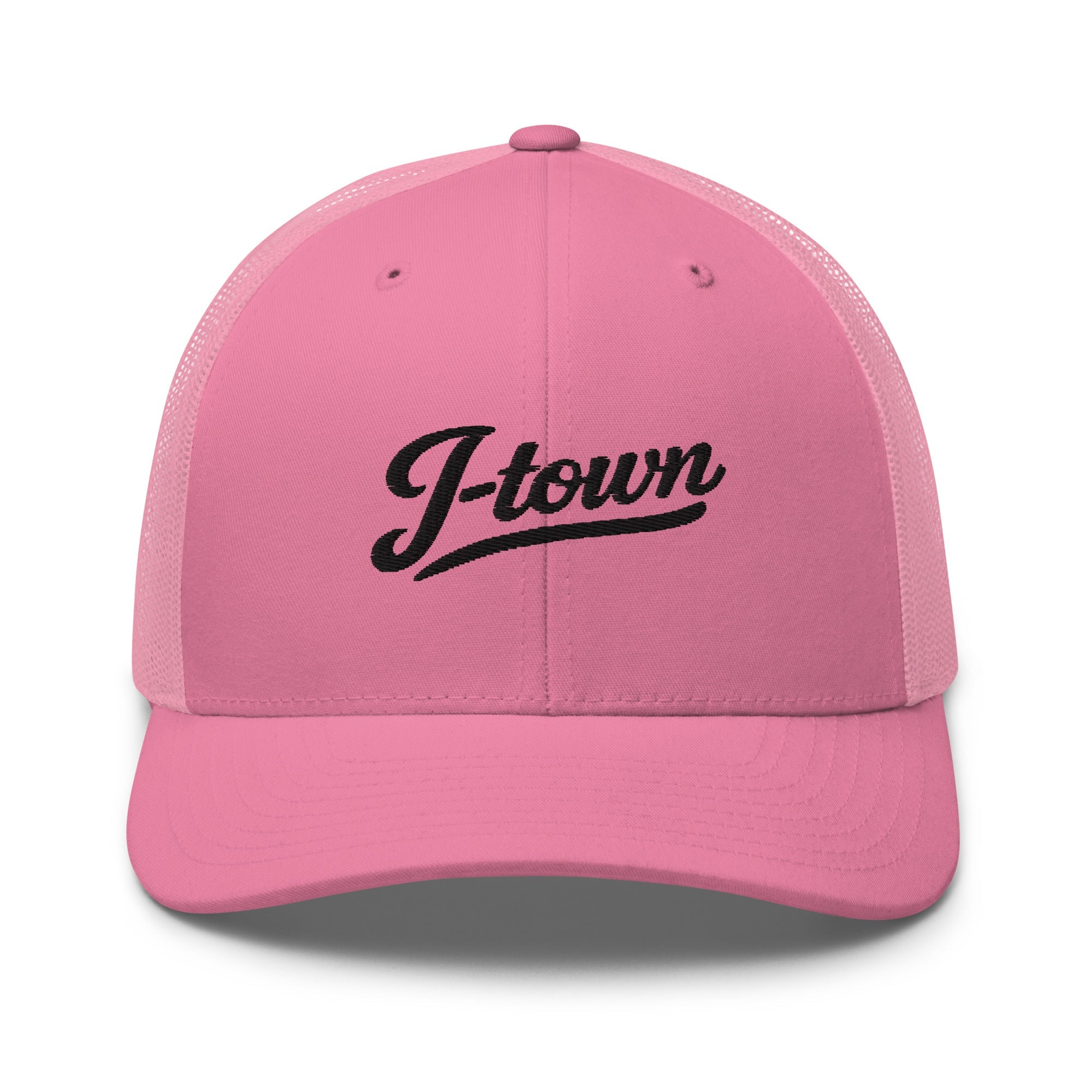 J - Town Script Trucker Cap – Kentucky City Series Heritage Mesh Hat - Bluegrass Elite Apparel LLC