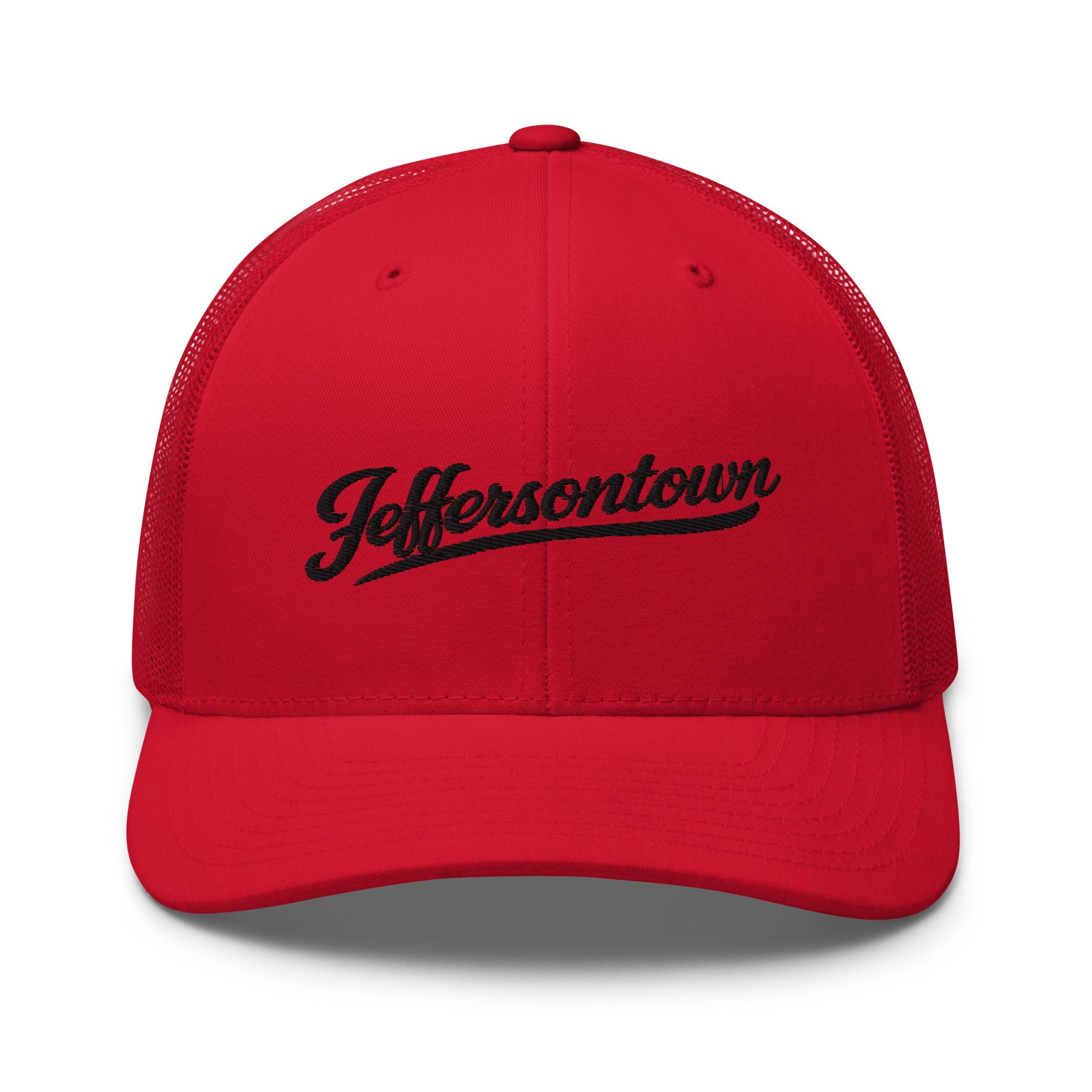 Jeffersontown Script Trucker Cap – Kentucky City Series Classic Mesh Hat - Bluegrass Elite Apparel LLC