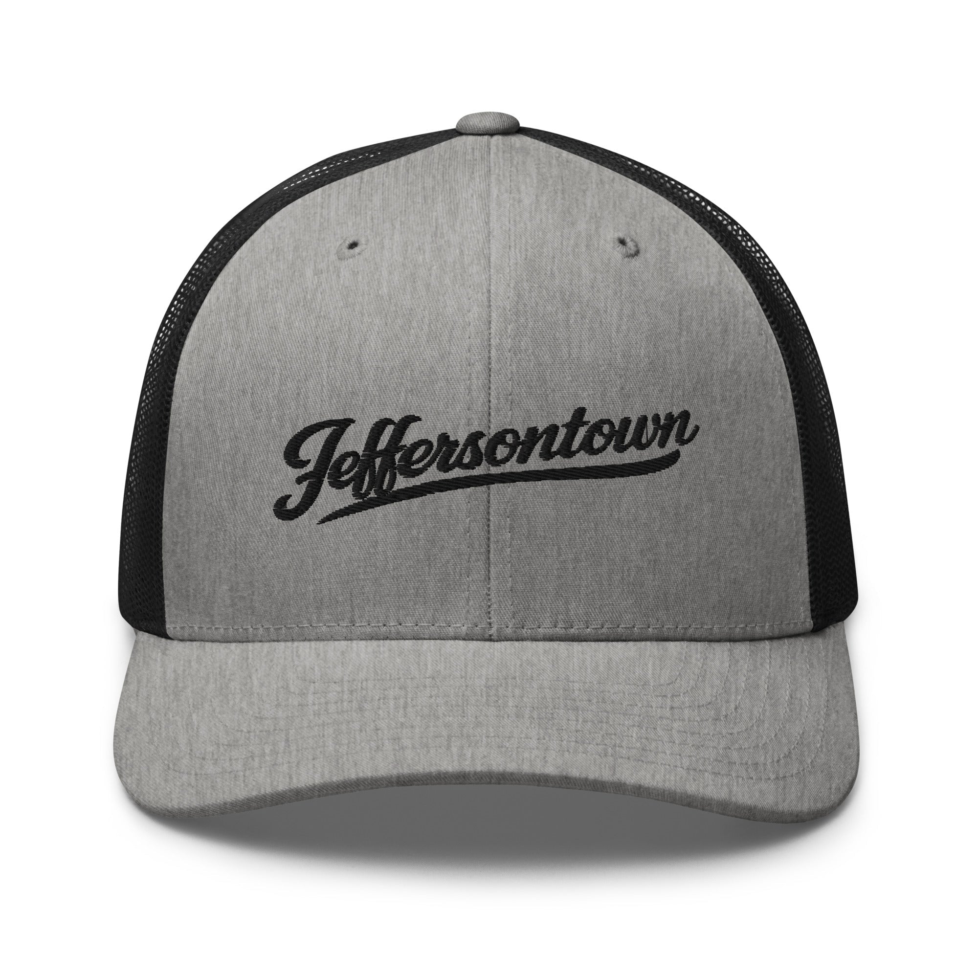 Jeffersontown Script Trucker Cap – Kentucky City Series Classic Mesh Hat - Bluegrass Elite Apparel LLC