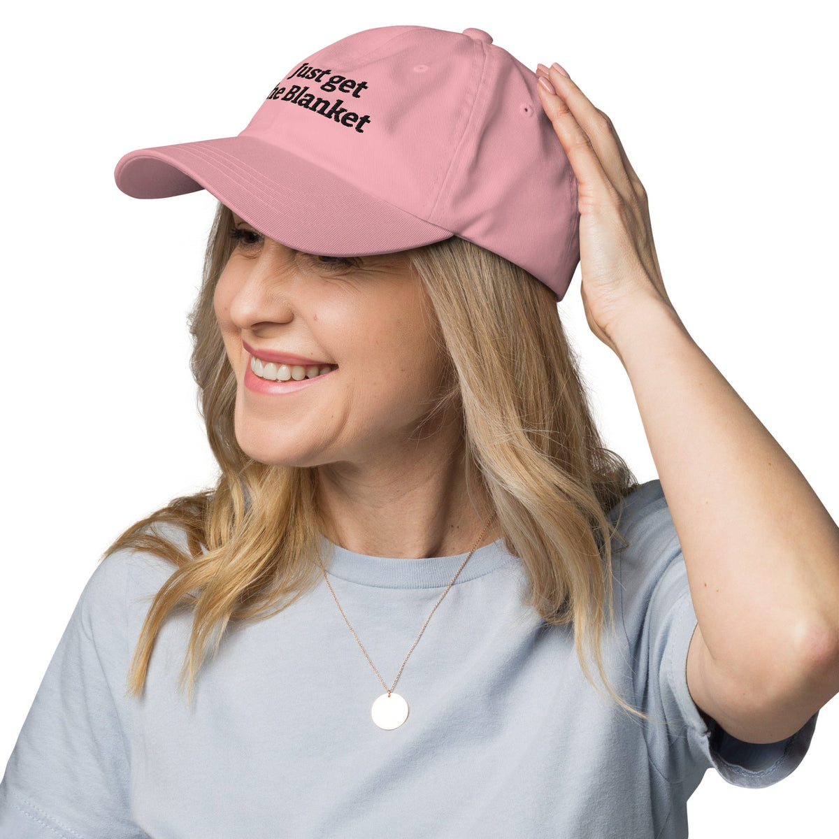 Just Get the Blanket Hat | Romance Reader Dad Hat - Bluegrass Elite Apparel LLC