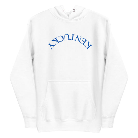 Kentucky Arch Hoodie | Minimalist Blue Design | Unisex - Bluegrass Elite Apparel LLC