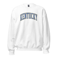 Kentucky Arch Sweatshirt | Denim Texture Design | Unisex Fit - Bluegrass Elite Apparel LLC