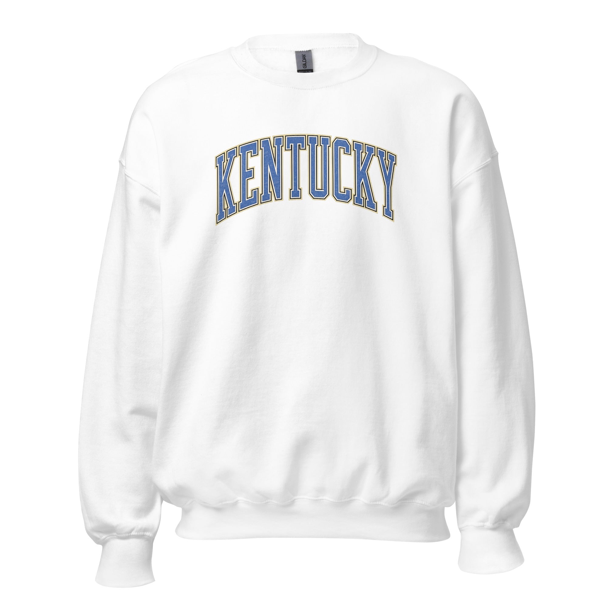 Kentucky Arch Sweatshirt | Denim Texture Design | Unisex Fit - Bluegrass Elite Apparel LLC