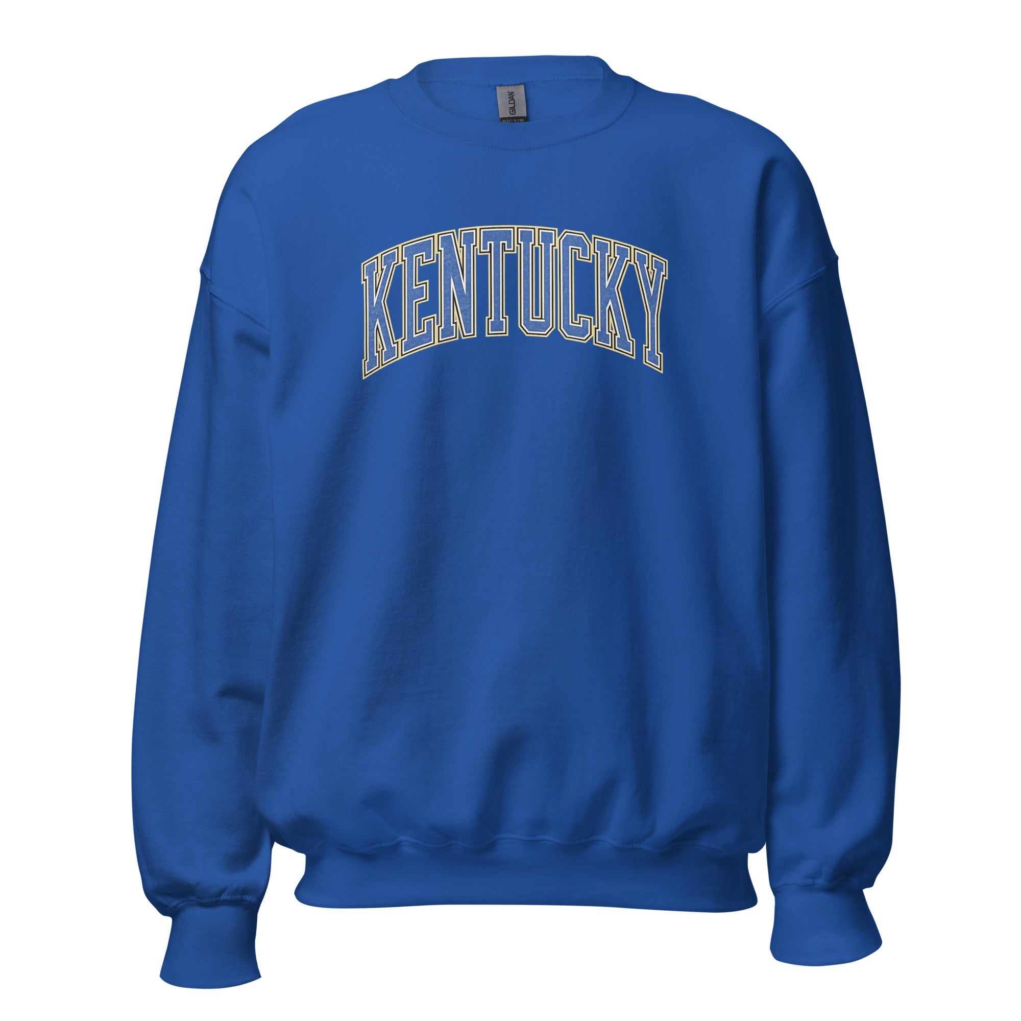 Kentucky Arch Sweatshirt | Denim Texture Design | Unisex Fit - Bluegrass Elite Apparel LLC