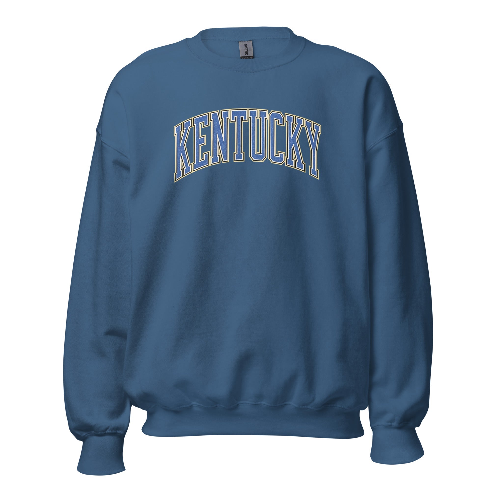 Kentucky Arch Sweatshirt | Denim Texture Design | Unisex Fit - Bluegrass Elite Apparel LLC