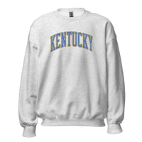 Kentucky Arch Sweatshirt | Denim Texture Design | Unisex Fit - Bluegrass Elite Apparel LLC