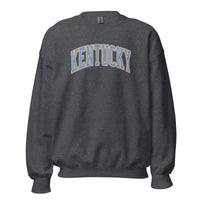 Kentucky Arch Sweatshirt | Denim Texture Design | Unisex Fit - Bluegrass Elite Apparel LLC