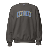 Kentucky Arch Sweatshirt | Denim Texture Design | Unisex Fit - Bluegrass Elite Apparel LLC