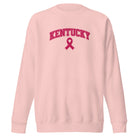 Kentucky Awareness Sweatshirt | Embroidered Pink Ribbon Design | Premium Fleece - Bluegrass Elite Apparel LLC