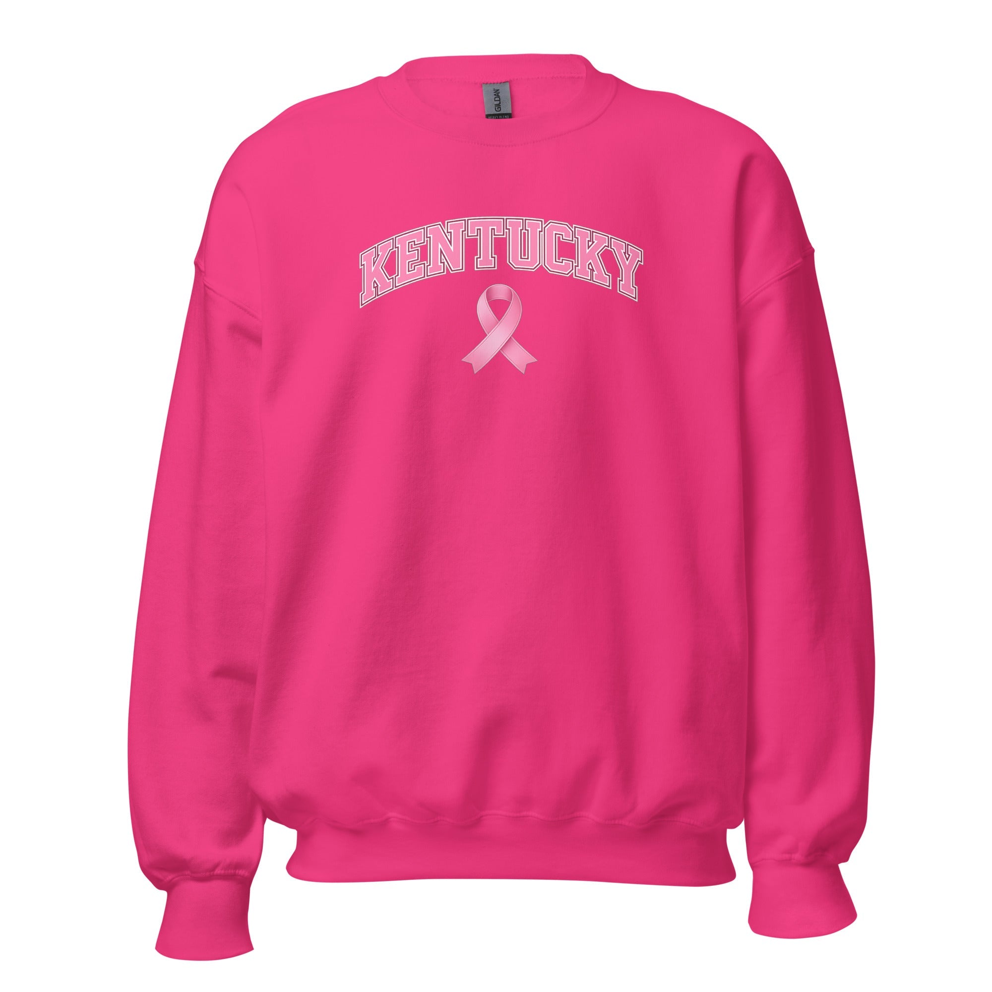 Kentucky Awareness Sweatshirt | Pink Ribbon Collegiate Design - Bluegrass Elite Apparel LLC