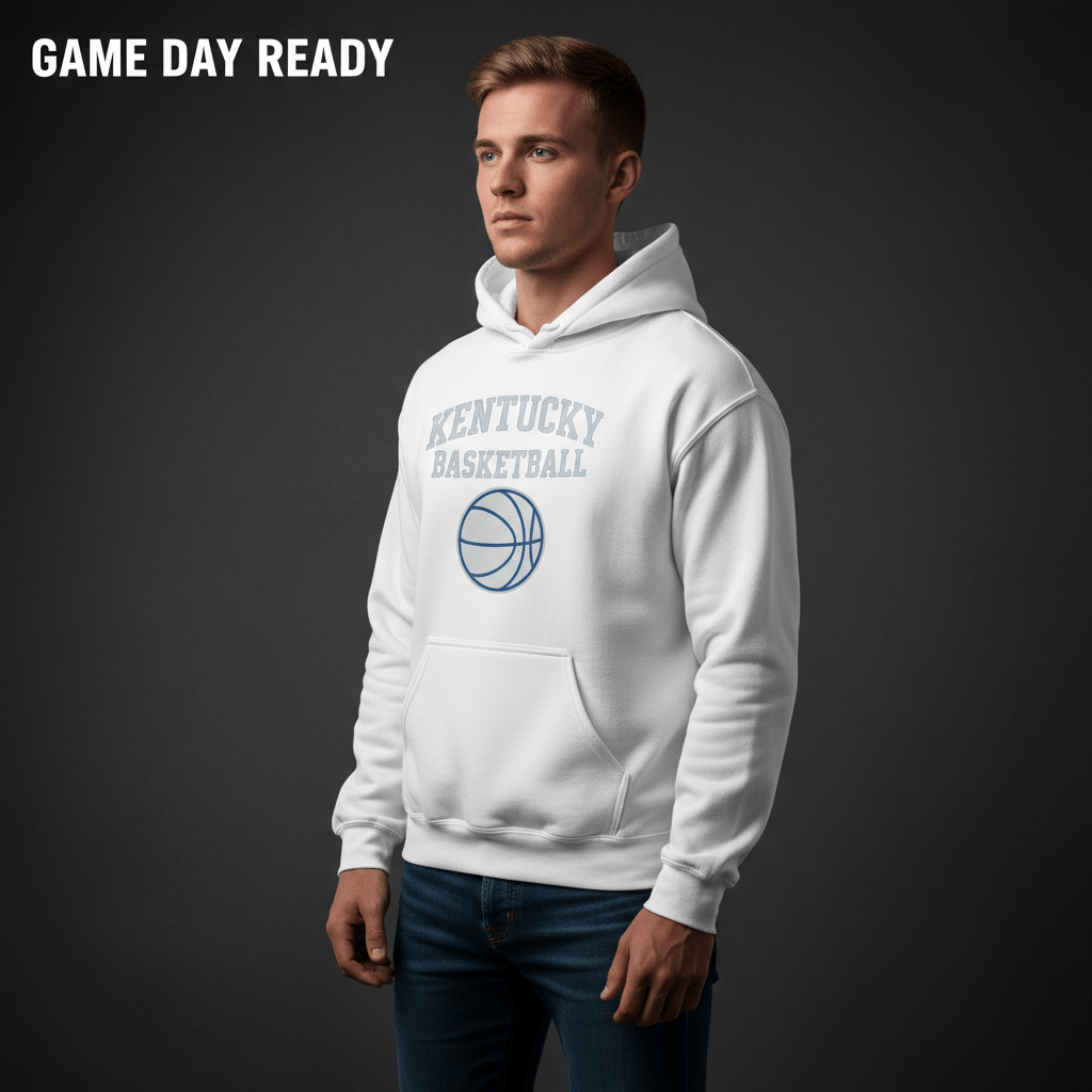 Kentucky Basketball Hoodie | Vintage Collegiate Design | Unisex Fleece - Bluegrass Elite Apparel LLC