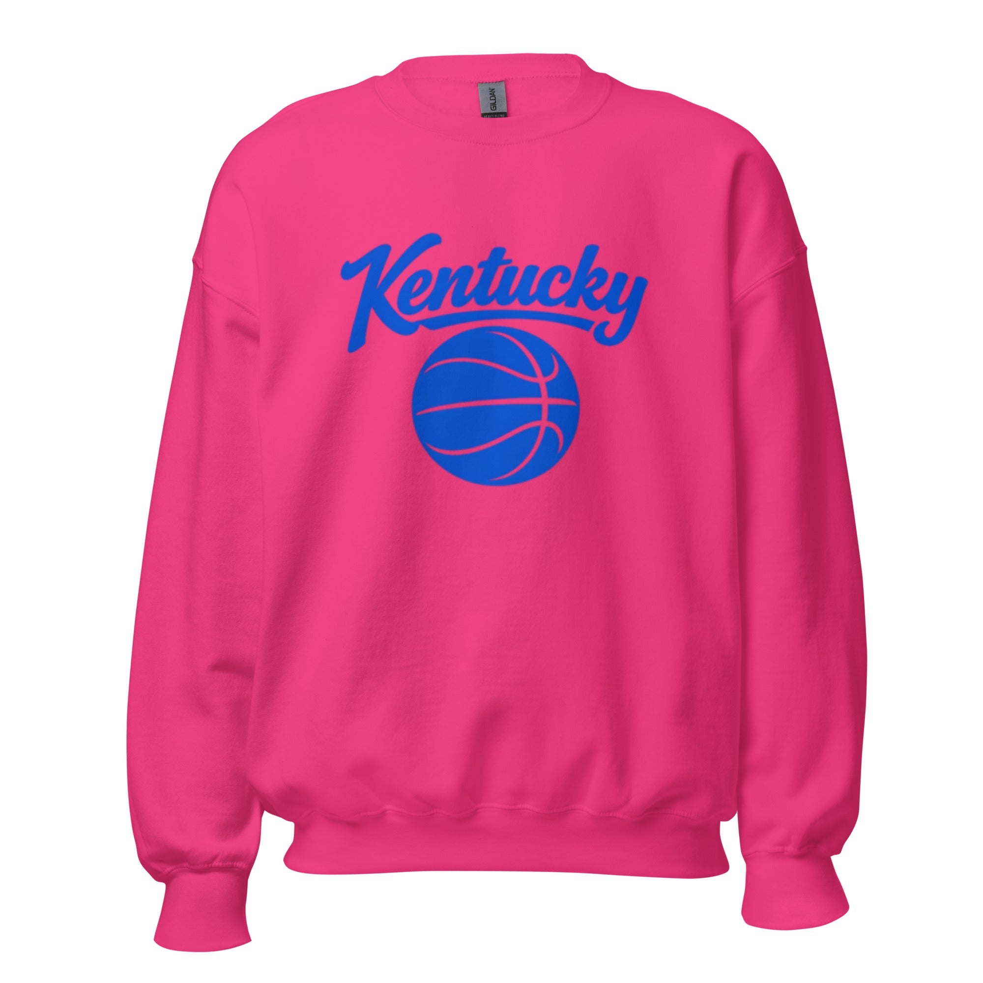 Kentucky Basketball Sweatshirt | Royal Blue Script Design | Unisex - Bluegrass Elite Apparel LLC