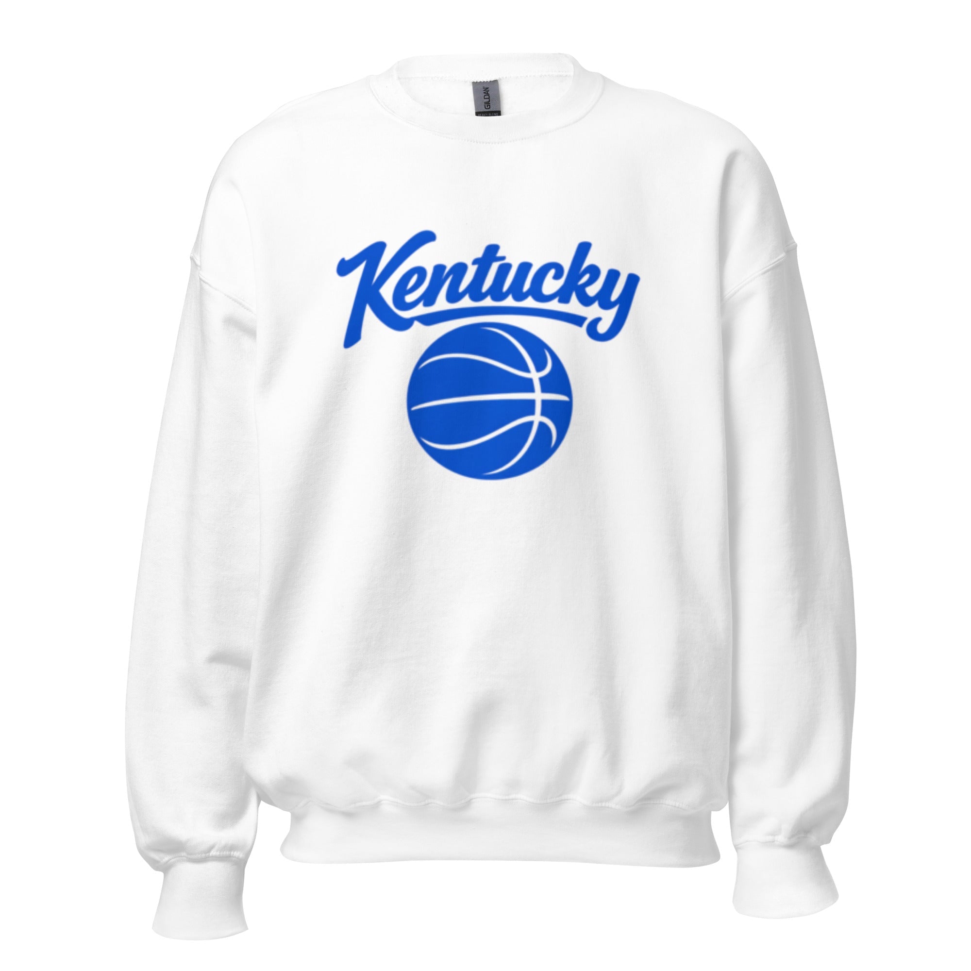 Kentucky Basketball Sweatshirt | Royal Blue Script Design | Unisex - Bluegrass Elite Apparel LLC