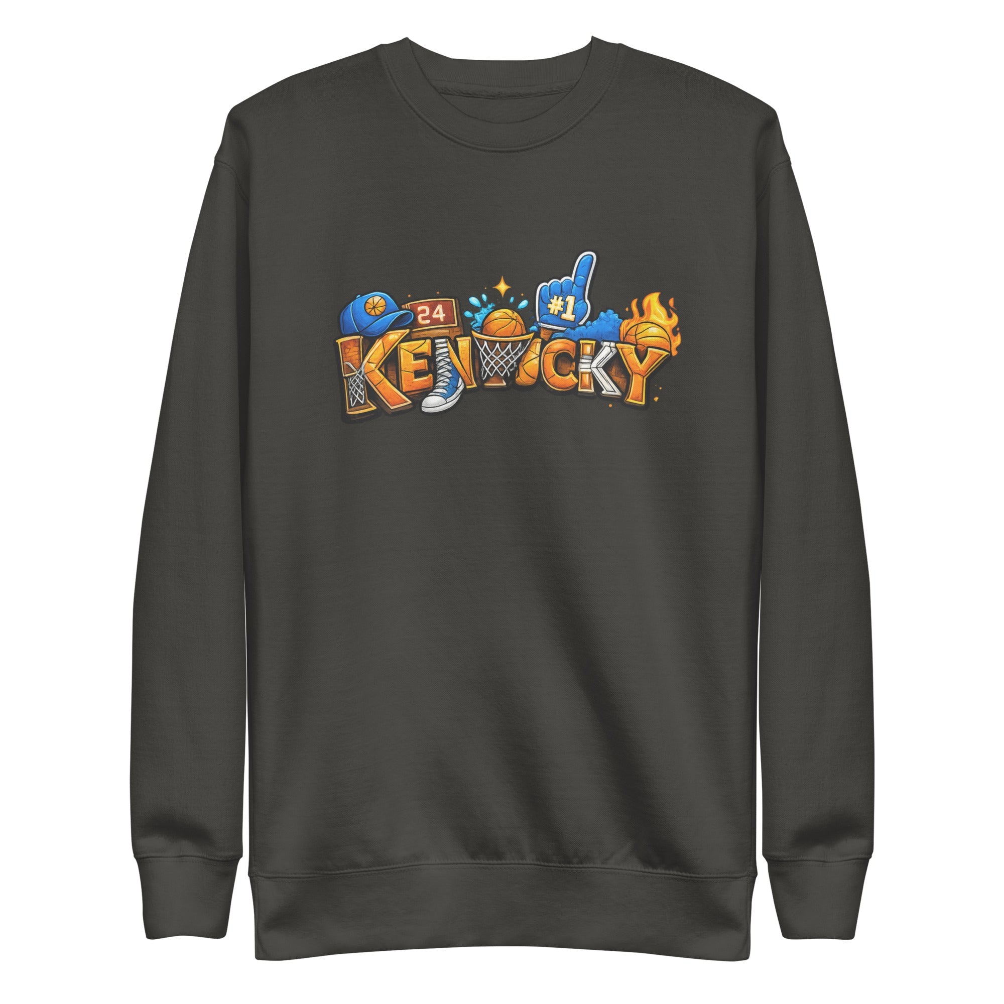 Kentucky Basketball Sweatshirt | Word Art Design | Premium Fleece - Bluegrass Elite Apparel LLC