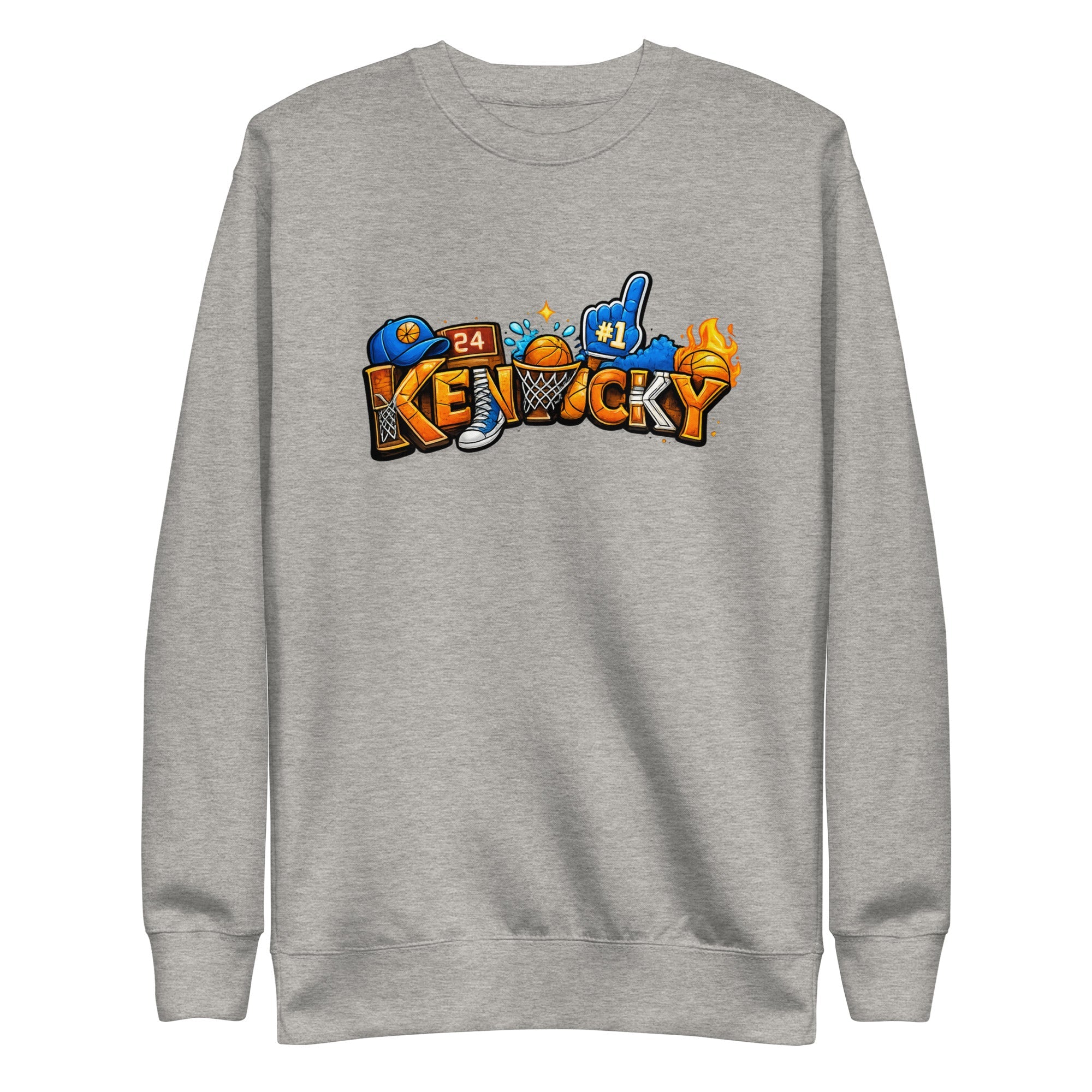 Kentucky Basketball Sweatshirt | Word Art Design | Premium Fleece - Bluegrass Elite Apparel LLC