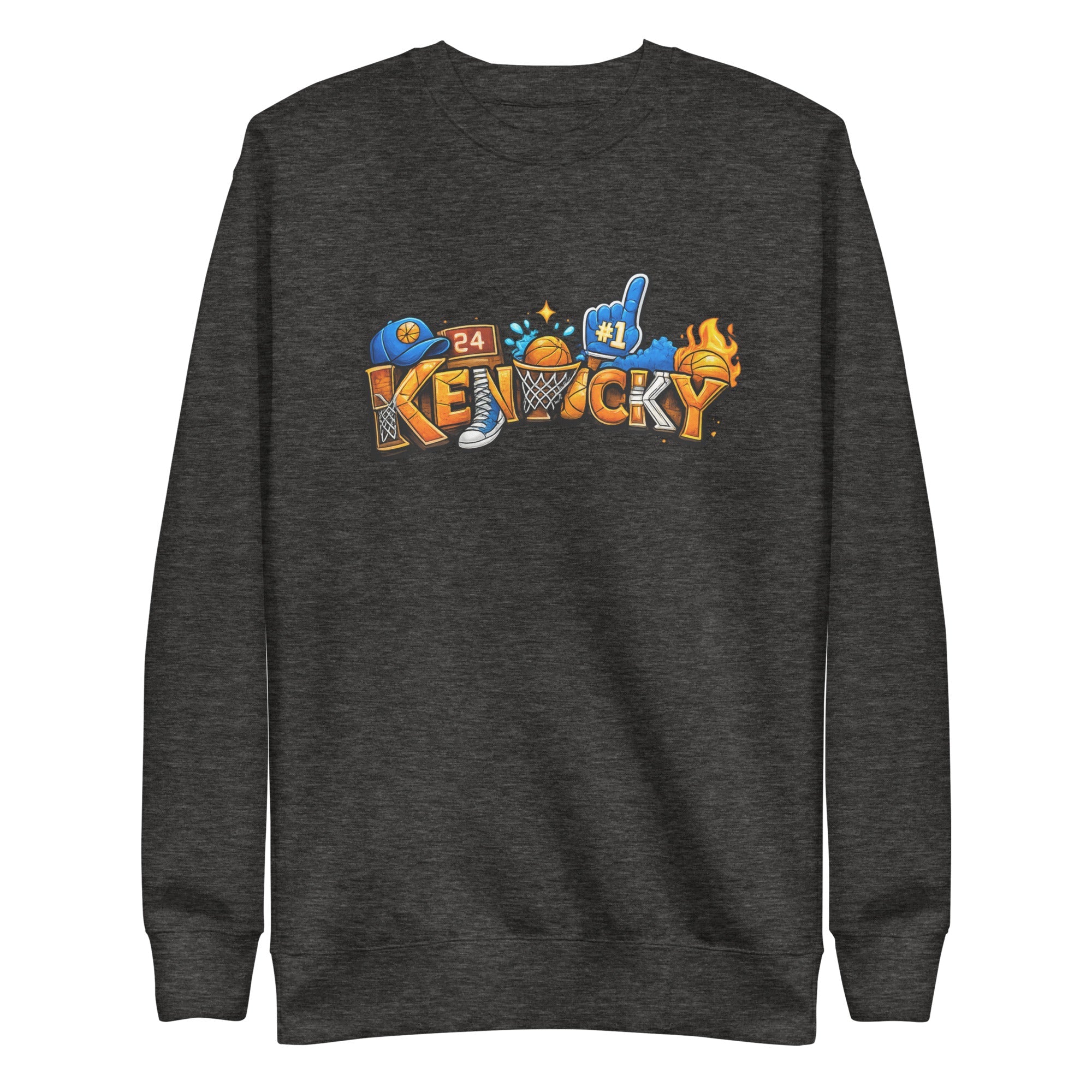 Kentucky Basketball Sweatshirt | Word Art Design | Premium Fleece - Bluegrass Elite Apparel LLC