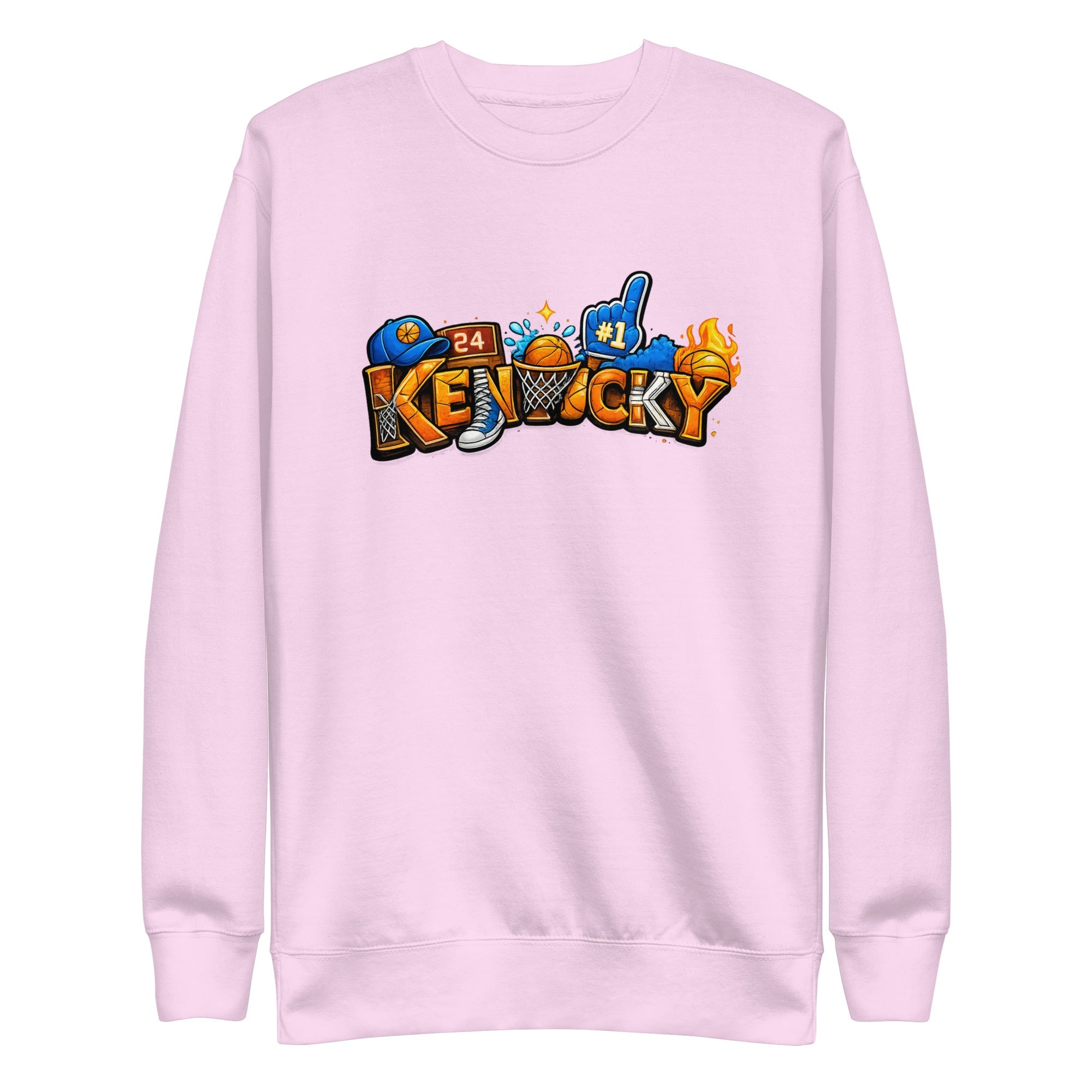 Kentucky Basketball Sweatshirt | Word Art Design | Premium Fleece - Bluegrass Elite Apparel LLC
