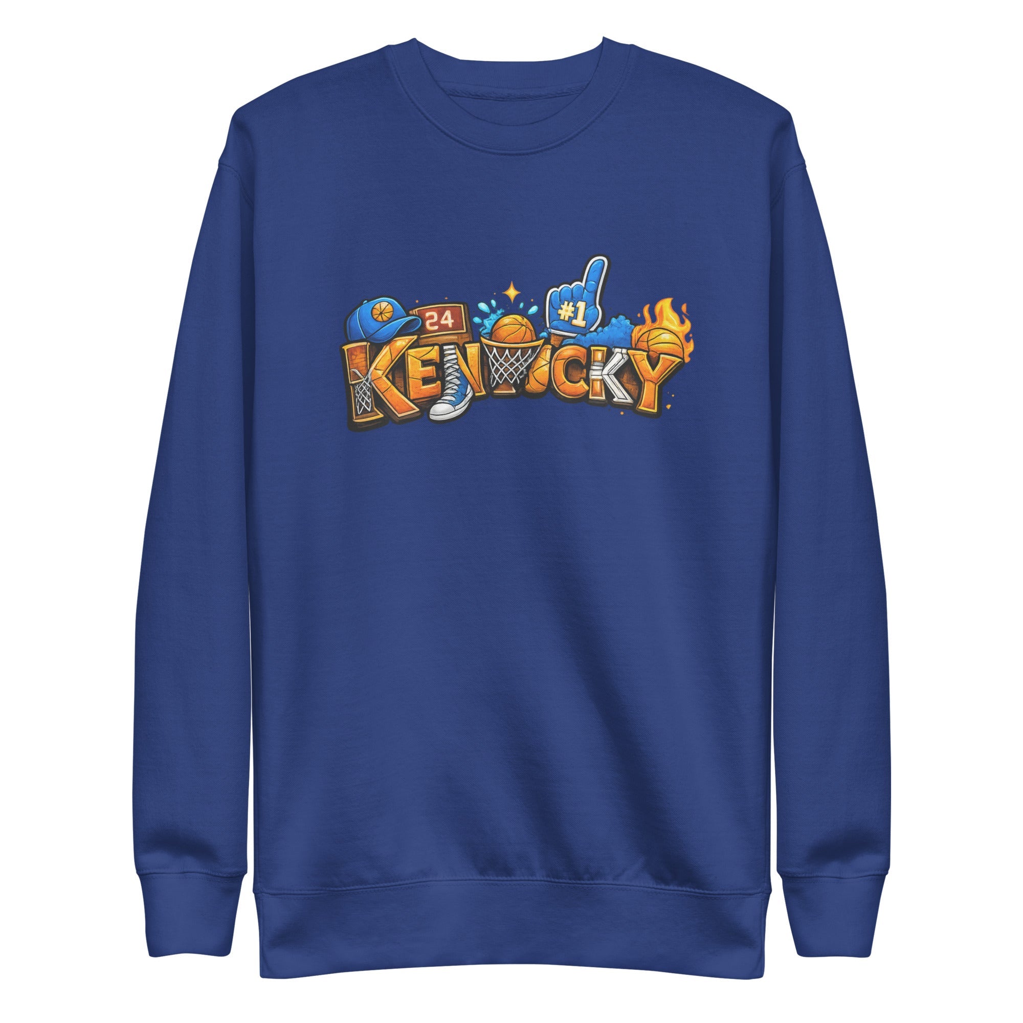 Kentucky Basketball Sweatshirt | Word Art Design | Premium Fleece - Bluegrass Elite Apparel LLC