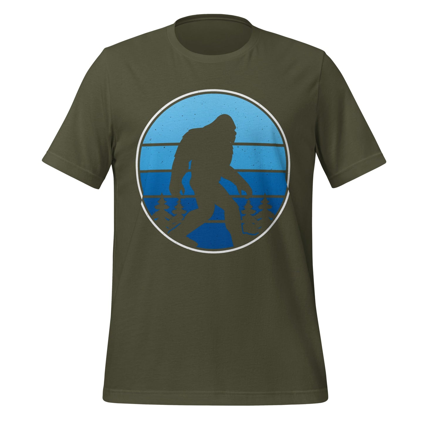 Kentucky Bigfoot T-Shirt | Blue Forest Silhouette Glow | Classic - Bluegrass Elite Apparel LLC
