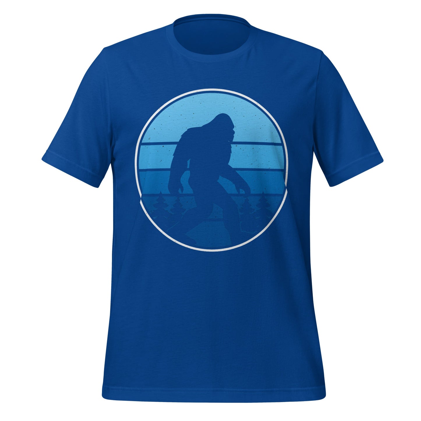 Kentucky Bigfoot T-Shirt | Blue Forest Silhouette Glow | Classic - Bluegrass Elite Apparel LLC